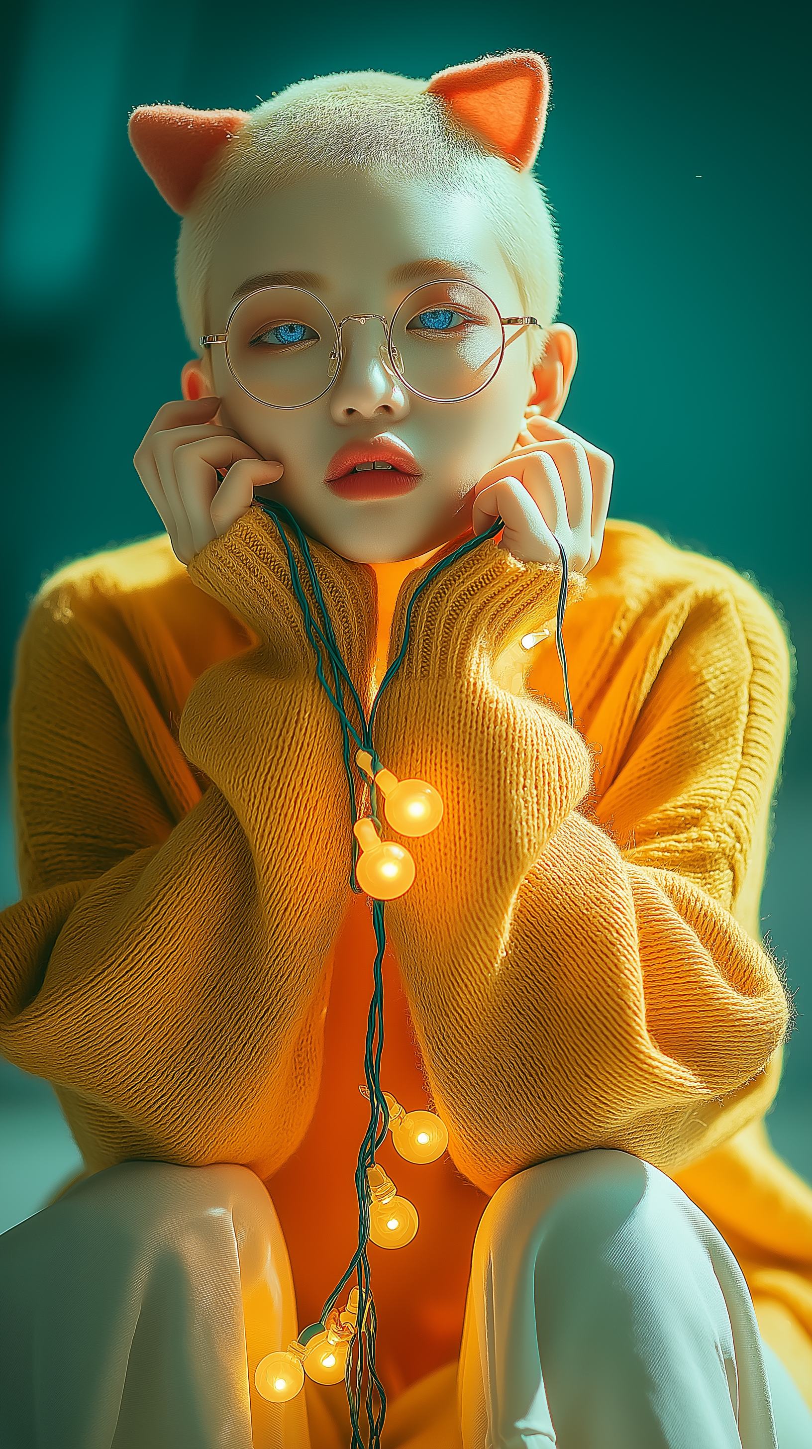 Cat girl model